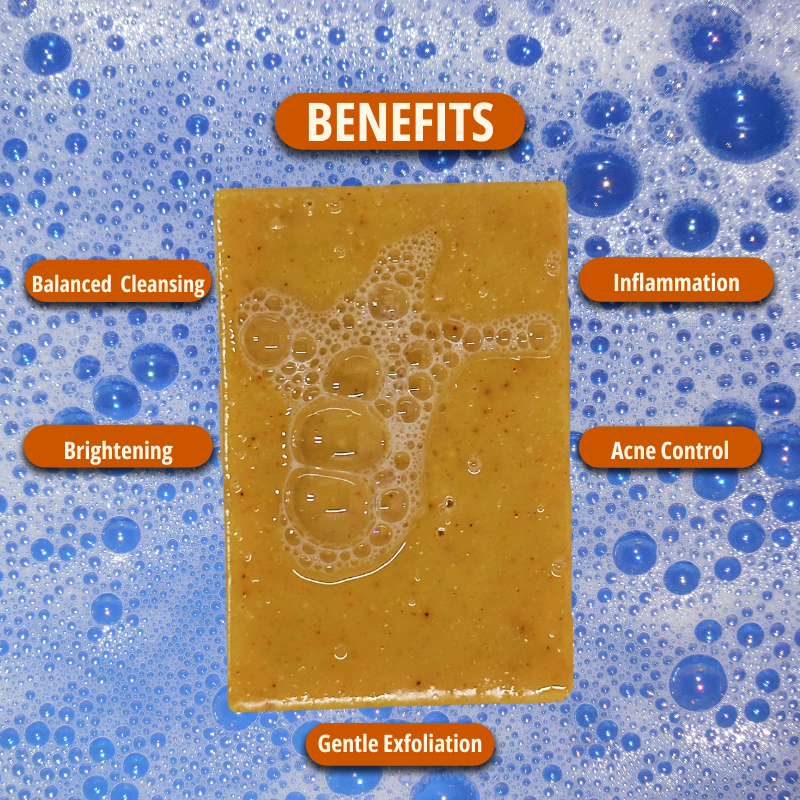 Orange Turmeric Bar (Face & Body)